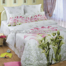 3D flower printed bedding set